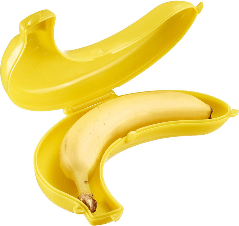 Scatola per banane Westmark - pratica scatola per banane premium, robusta senza BPA, protezione perfetta per i viaggi - 235 x 139 x 52 mm