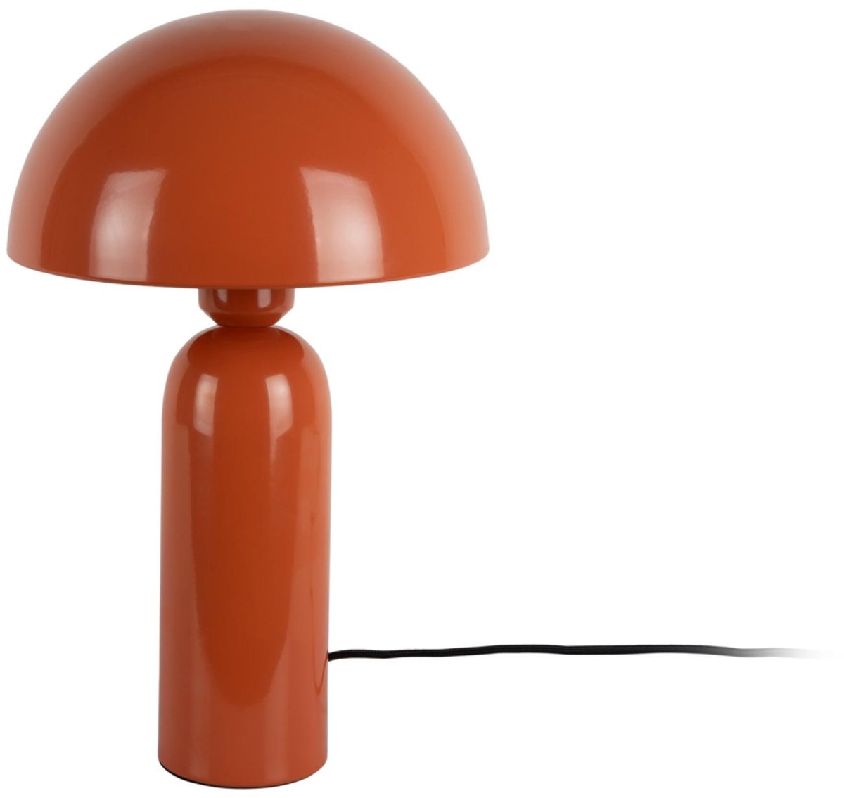 Leitmotiv lámpara de mesa atrayente - naranja - 22x22x35cm - moderna