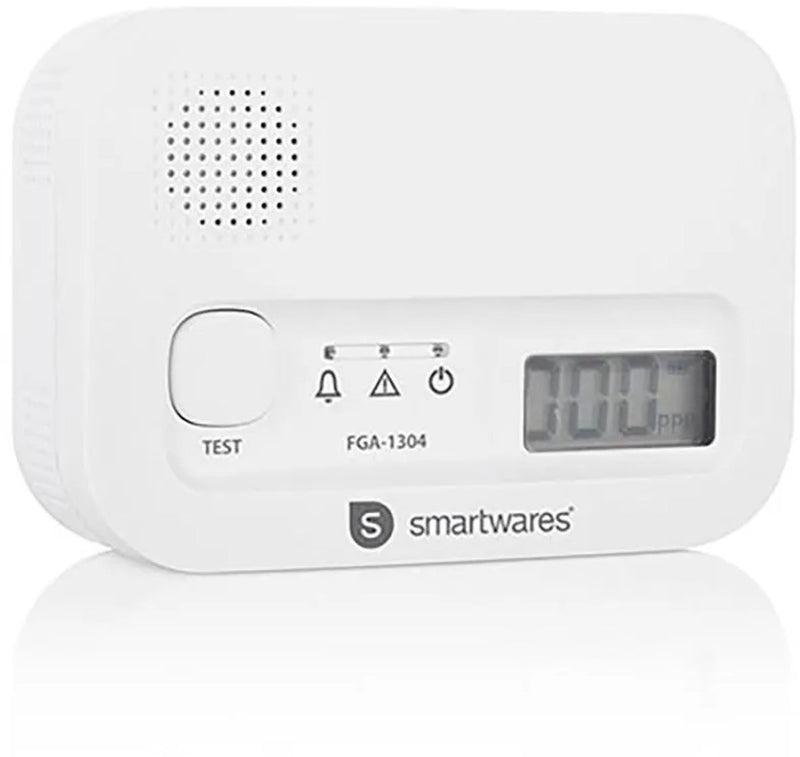 SmartWares FGA-13041 Detector de monóxido de carbono 10 años Sensor 3 años