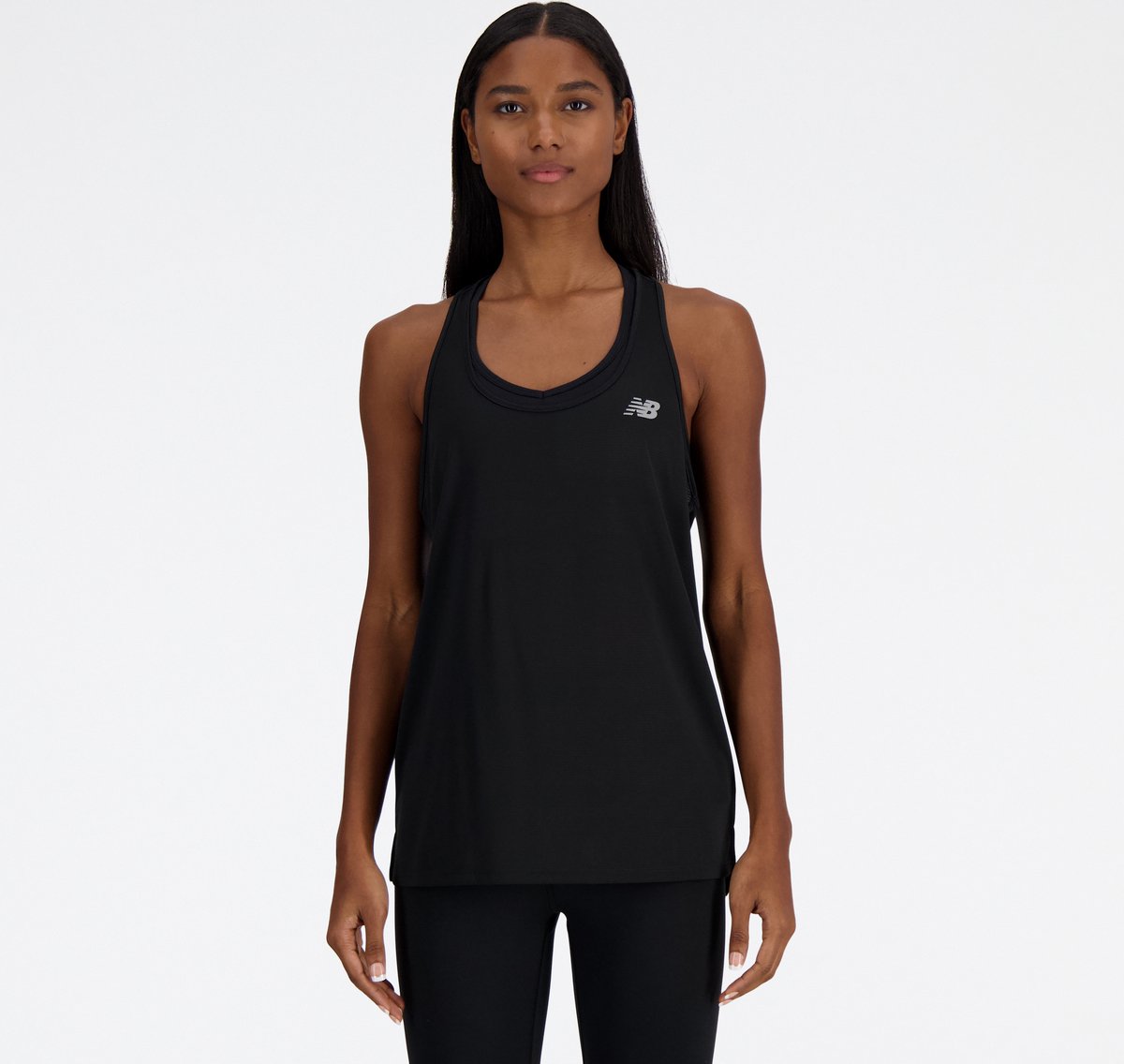 Canotta sportiva da donna New Balance Sport Essential Tank - nera