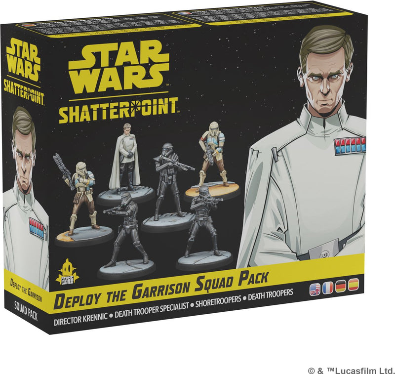 Giochi di massa atomici Star Wars Shatterpoint schiera il pacchetto squadra di guarnigione - en fr de pl es