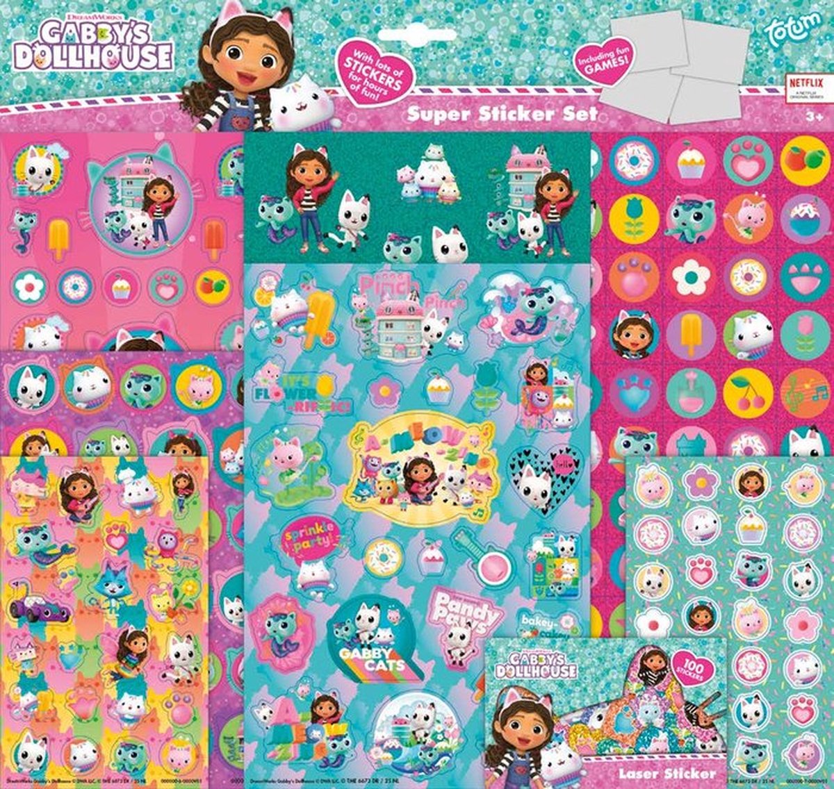 TOTUM GABBY's Dollhouse Super Stickerset