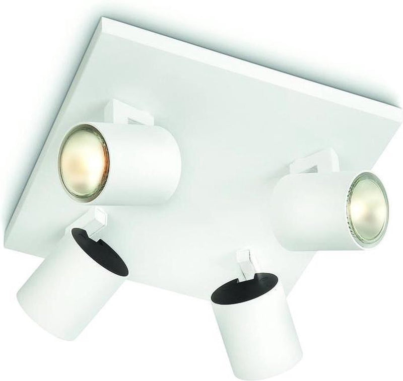 Philips Foco de superficie LED Philips Runner - 4 luces - blanco