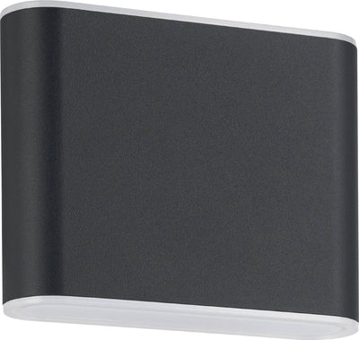 Lampada da parete per esterno Eglo grutti - LED - 11,5 cm - antracite - luce bianca regolabile