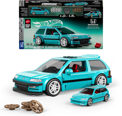 Mattel tienda de ladrillos hot wheels speed series - honda civic ef '90 personalizado