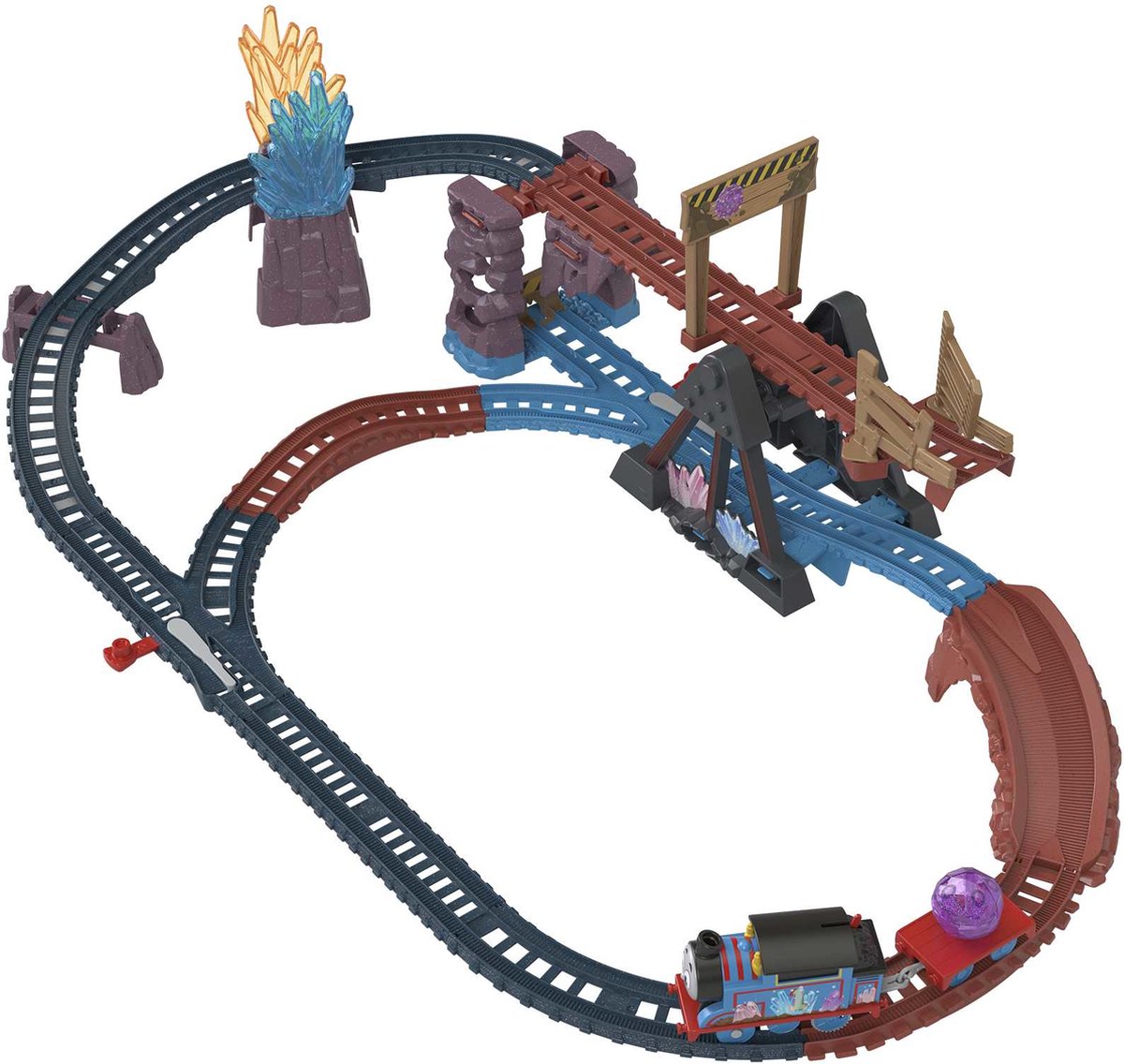 Binari del treno Fisher-Price Thomas motorizzati Mattel