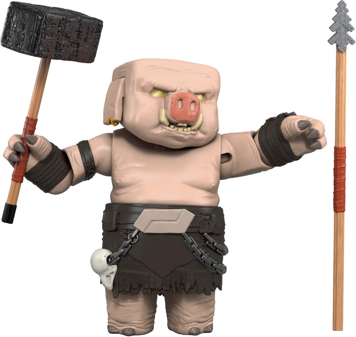 Figura del guerriero piglin di Minecraft, 6 anni, multicolore