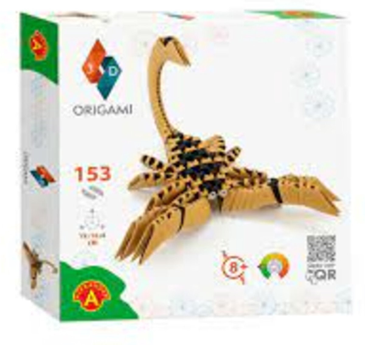 Alexander toys alexander - origami 3d - schorpioen