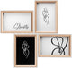 Silhouette Walther - gallery con cornice in legno - misura foto 4x10x15 cm - natura