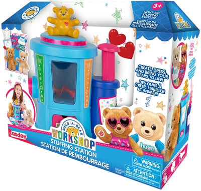 Set di giocattoli della stazione delle coccole Casdon build-a-bear workshop.