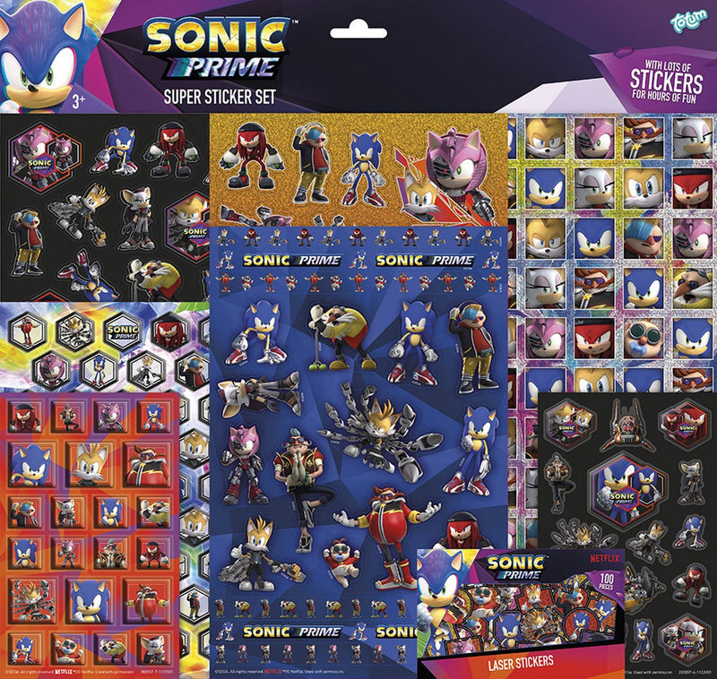Totum Sonic Super Stickerset