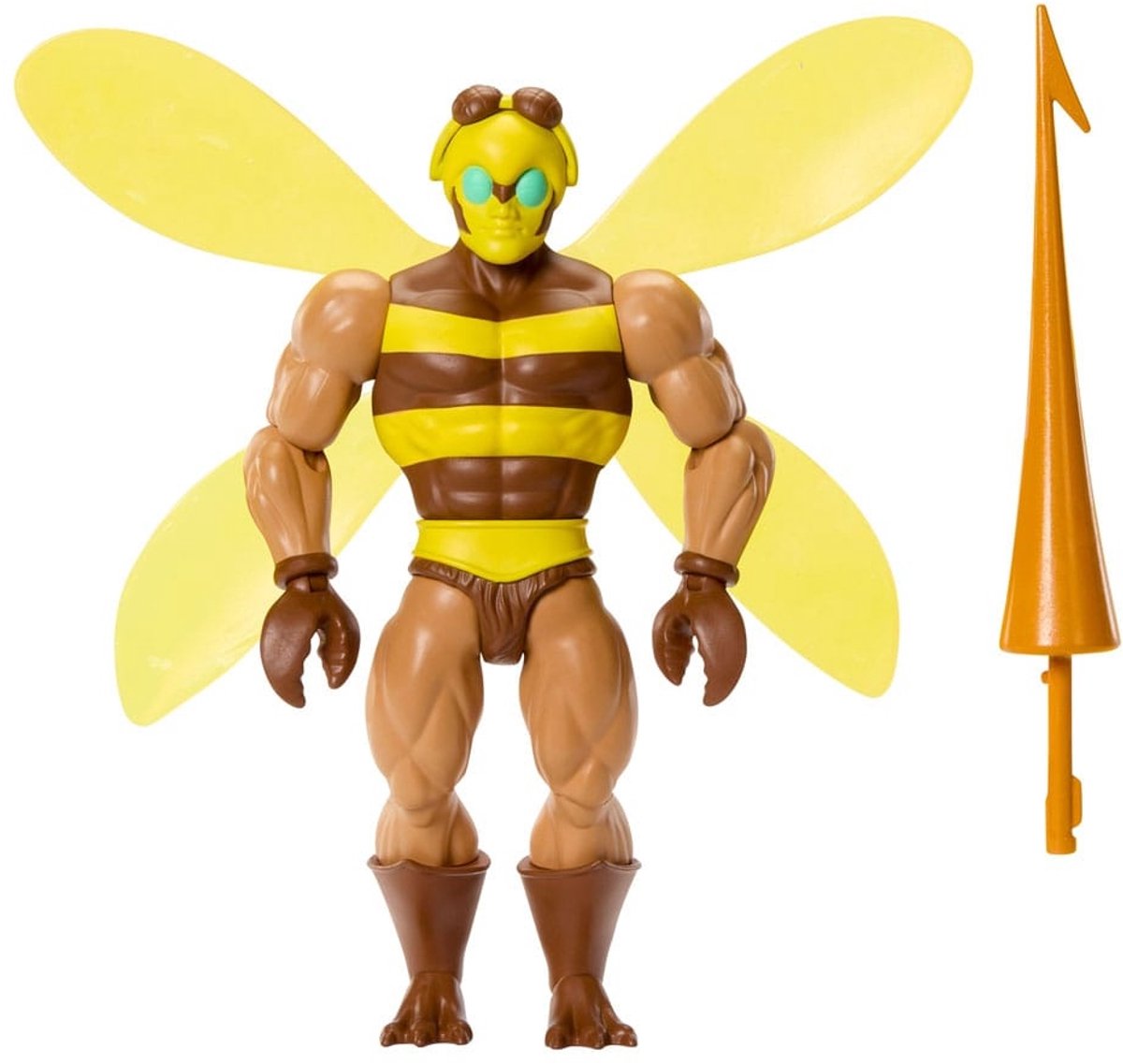 Collezione di cartoni animati Mattel Masters of the Universe Origins: action figure Buzz-Off da 14 cm