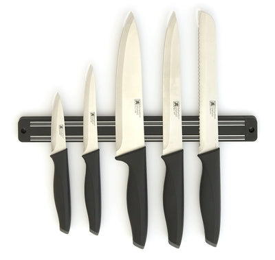 Richardson Sheffield - Advantage - Set coltelli 5 pezzi con barra magnetica 33 cm - nero