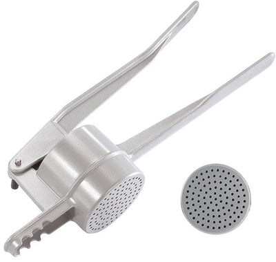 Westmark spaetzle and puree press, round holes, cast aluminum, length: 41 cm, spaetzle press, silver, 61102260