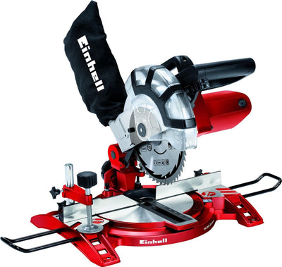 Troncatrice elettrica Einhell tc-ms 2112 - 1600 w - ø210 mm - larghezza massima di taglio: 120 mm - testa della sega orientabile: 45° - incl. Lama per sega da 48 denti