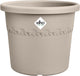 Elho algarve cilindro 48 - macetero de exterior - plástico 100% reciclado - ø 48 x h 29 cm - beige hongo