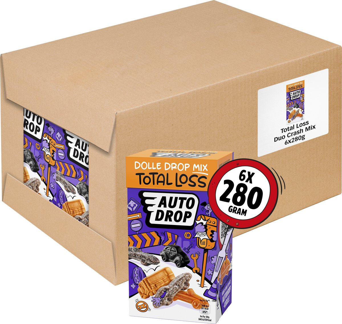 Autodrop total loss dolle drop mix (6x 280gr)