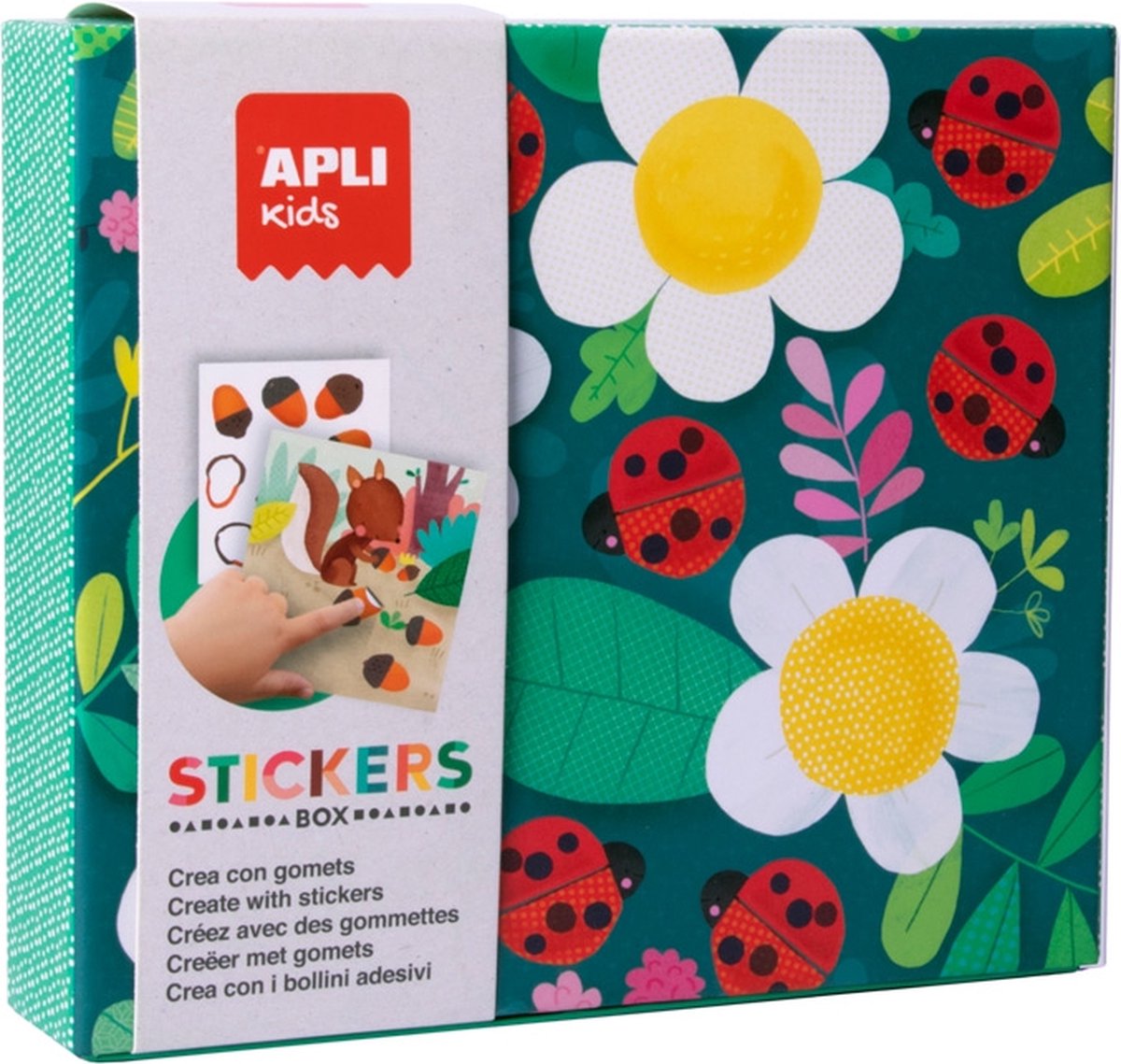Apli kids stickerspel lieveheersbeestje