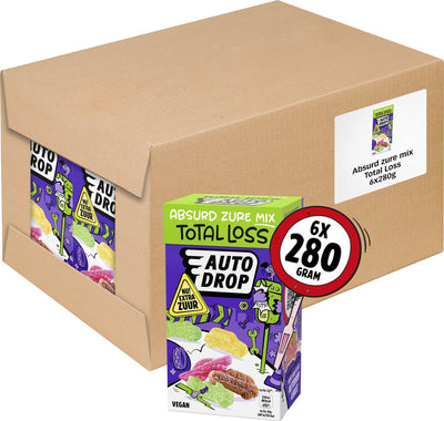 Caja de mezclas Autodrop Crazy Sour Total Loss (6x 280gr)