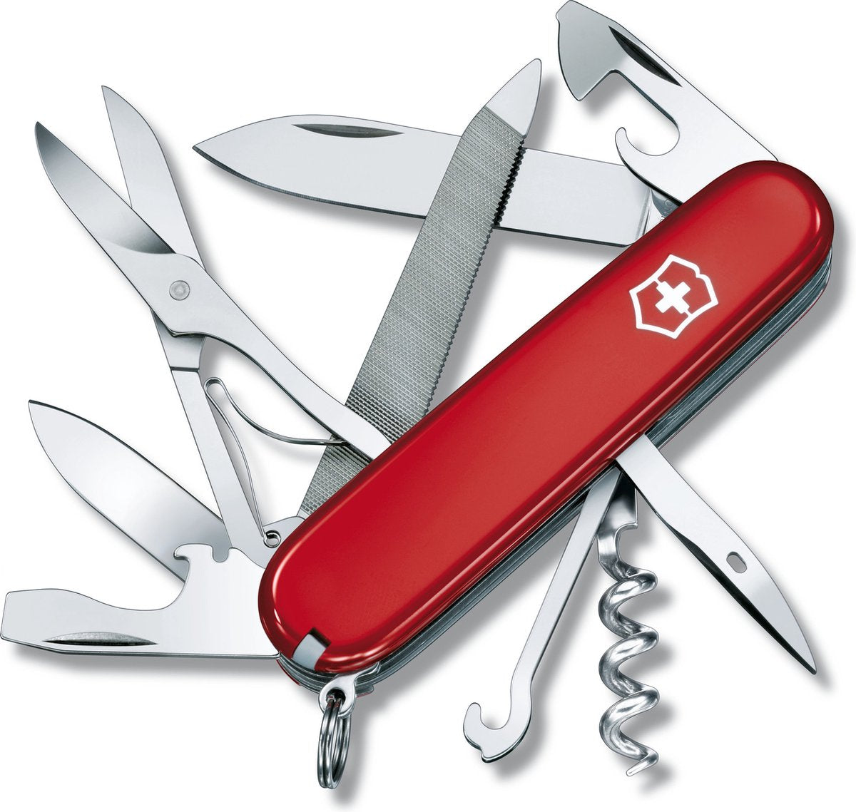 Victorinox Swiss Army Mountaineer Multiherramienta 18 funciones rojo
