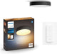 Lampada da soffitto Philips Hue Enrave - luce bianca da calda a fredda - nero - 26 cm - 1 dimmer