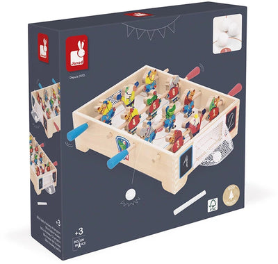 Janod - pop di mele - mini calcio balilla - tema hockey su ghiaccio