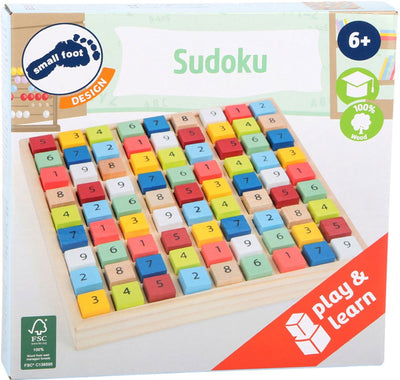Small foot wooden saudoku game color, 82dlg.
