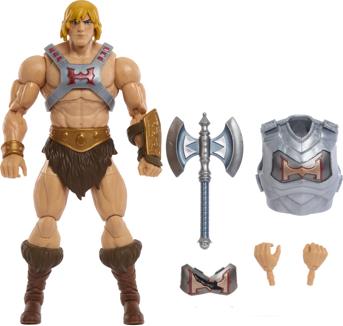Mattel masters of the universe: revolution masterverse action figure battle armor he-man 18 cm action figuur