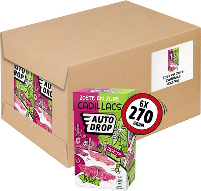 Caja de mezclas Autodrop Cadillacs agridulces (6x 270gr)