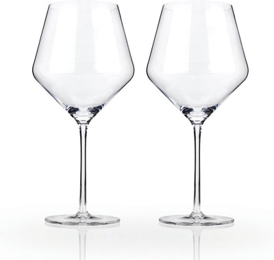 Viski angled wine glass - crystal - 621ml - 2 pieces