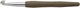 Uncinetti Creative Company, misura 8, l: 14,5 cm, misura 8 mm, marrone, 1 pezzo