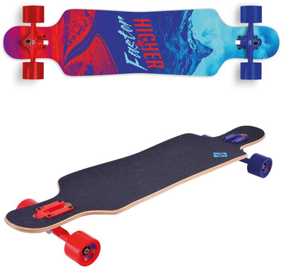 Streetsurfing street surf - longboard freeride - 39 pulgadas - más alto y más rápido - 99 cm