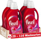 Fleuril color - detersivo liquido - bucato colorato - 4x29 lavaggi - confezione risparmio
