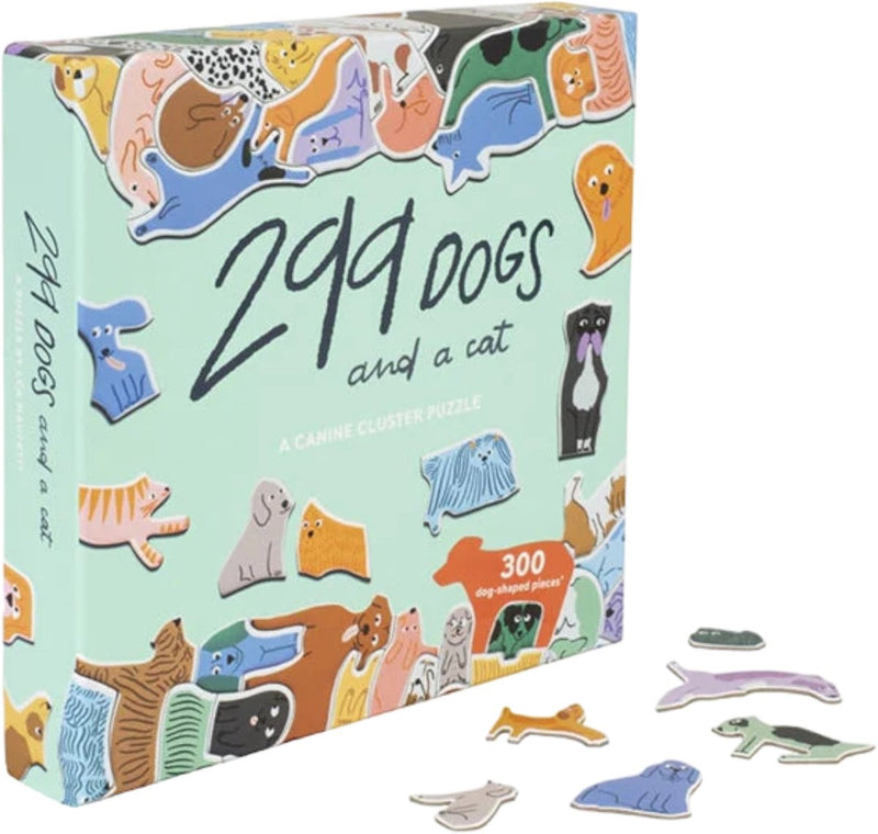 Laurence King - puzzle '299 cani e un gatto' (300 pezzi) - inglese