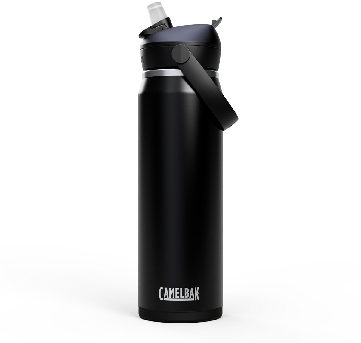 Camelbak thrive flip straw drinking bottle - 750 ml - stainless steel - with straw - insulation water bottle - black