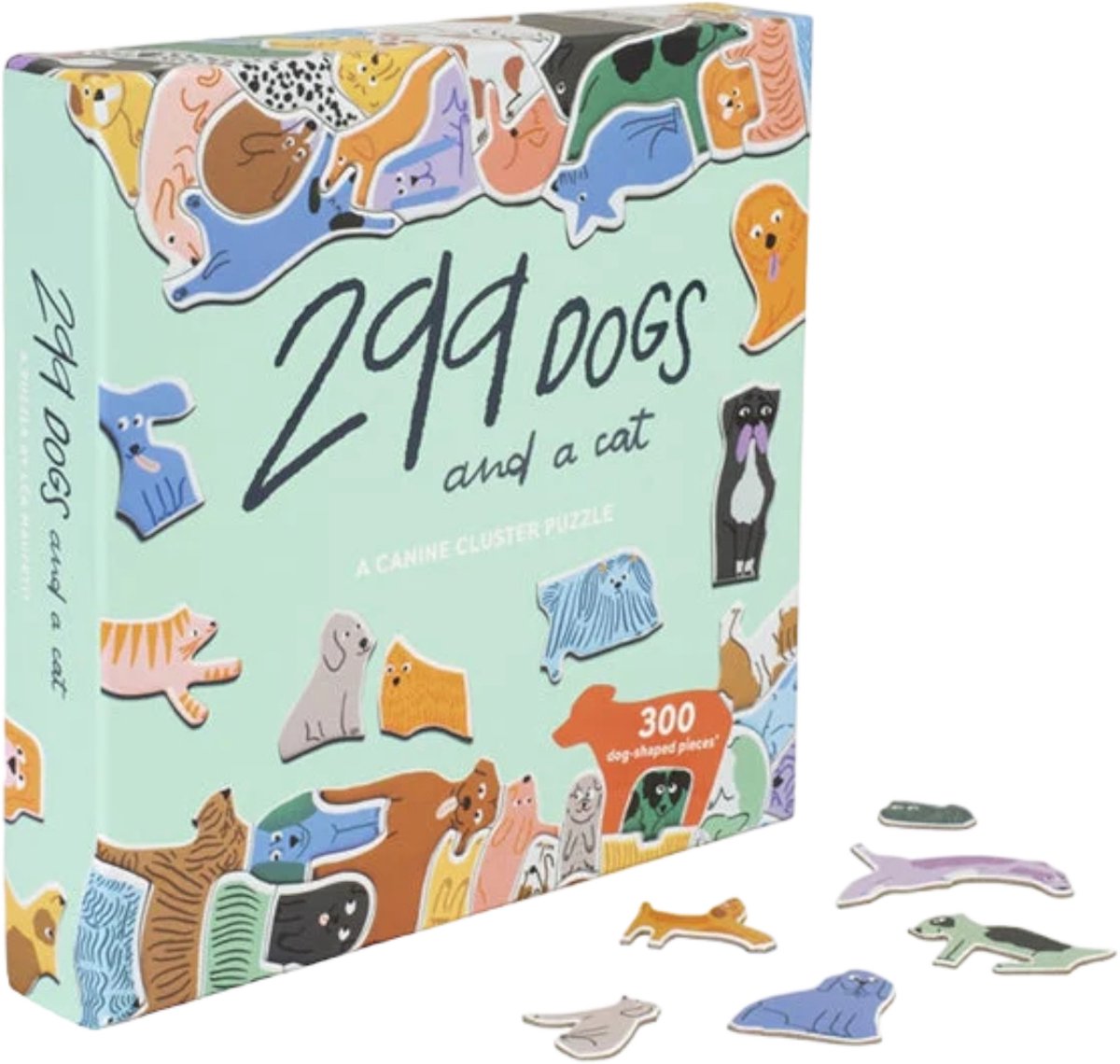 Laurence King - puzzle '299 cani e un gatto' (300 pezzi) - inglese
