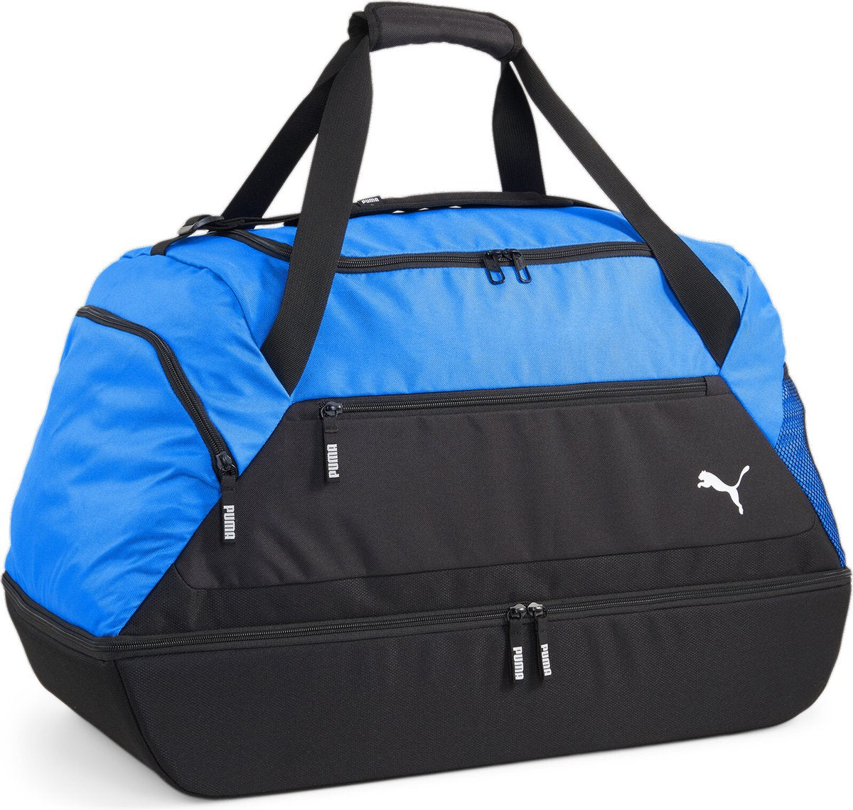 Puma teamgoal teambag m bc (boot compartment) unisex sporttas - electric blue lemonade- black