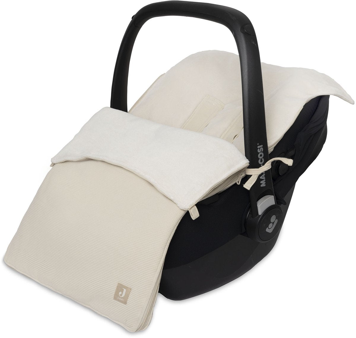 Sacco Jollein per seggiolino auto - piccolo waffle - 82x42 cm - sabbia