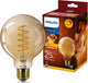 Philips Globo LED en espiral dorado - 25 W - E27 - luz blanca extra cálida regulable