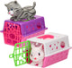 Animale toi-toys in valigia
