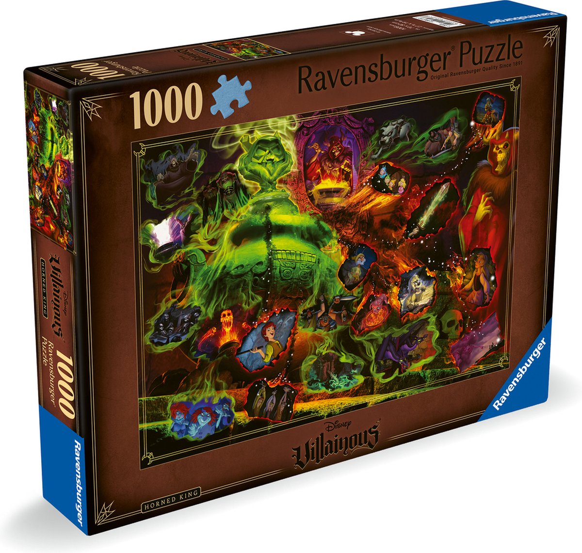 Puzzle Ravensburger Disney malvagio: re cornuto - puzzle - 1000 pezzi