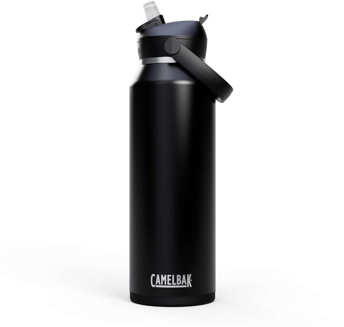 Camelbak thrive flip pajita - aislado al vacío - botella aislante de acero inoxidable - 1,2 l - negro (negro)
