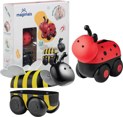 Scatola Clics Magimals Wheely Bugs - 6 pz.