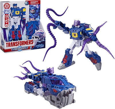 Transformers cyberworld energon surge soundwave esploratore del mare profondo - action figure 22 cm