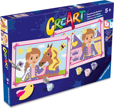 Ravensburger creart dipingi con i numeri: piccole principesse