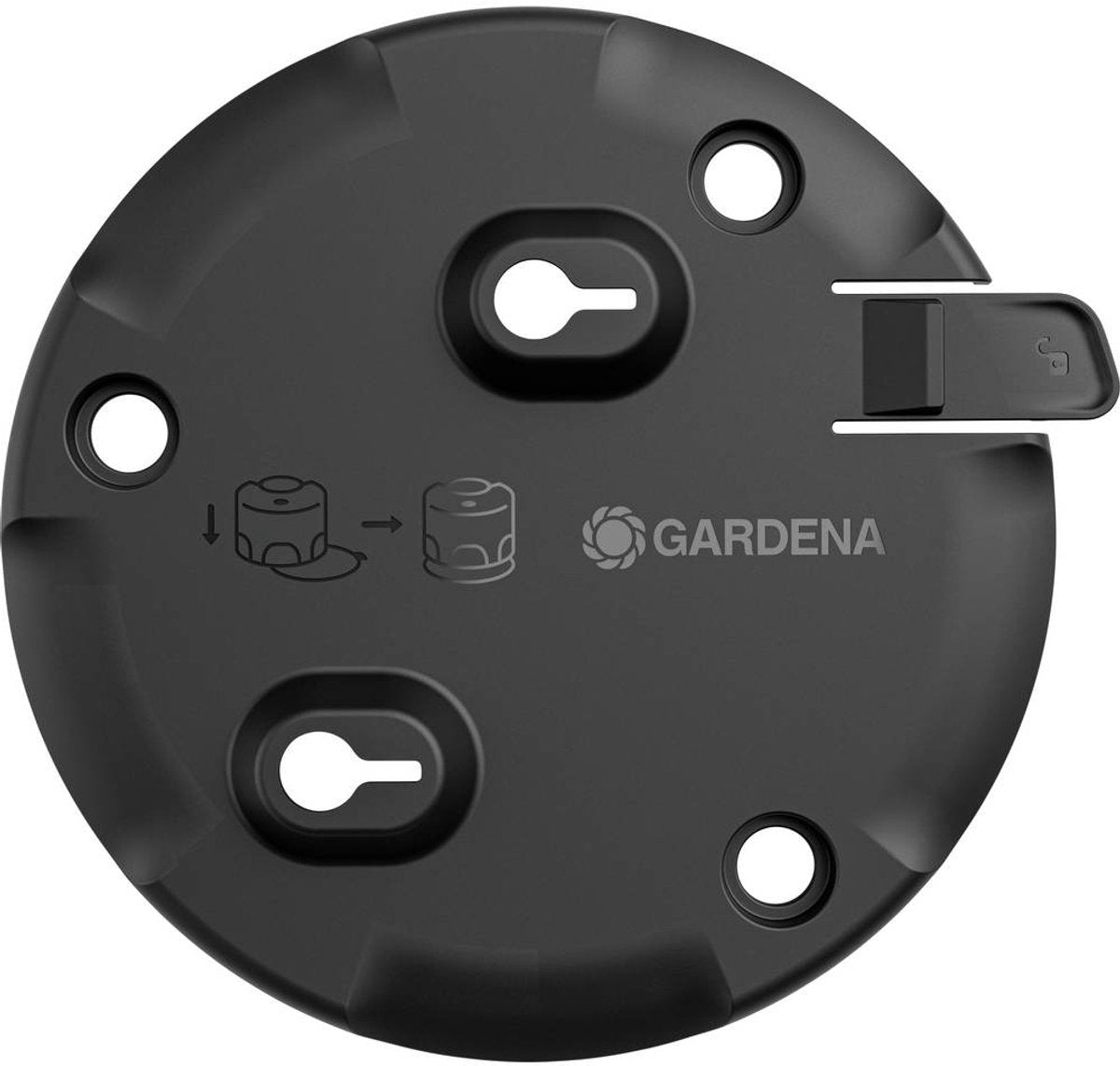 Piastra di montaggio Gardena per dispositivo di collegamento aquaprecise 16022-20
