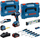 Bosch professional - set combinato di utensili gsr 18v-65 trapano a batteria + set di utensili manuali 19 pezzi 18v 5.0ah in l-boxx - 0615a5007k