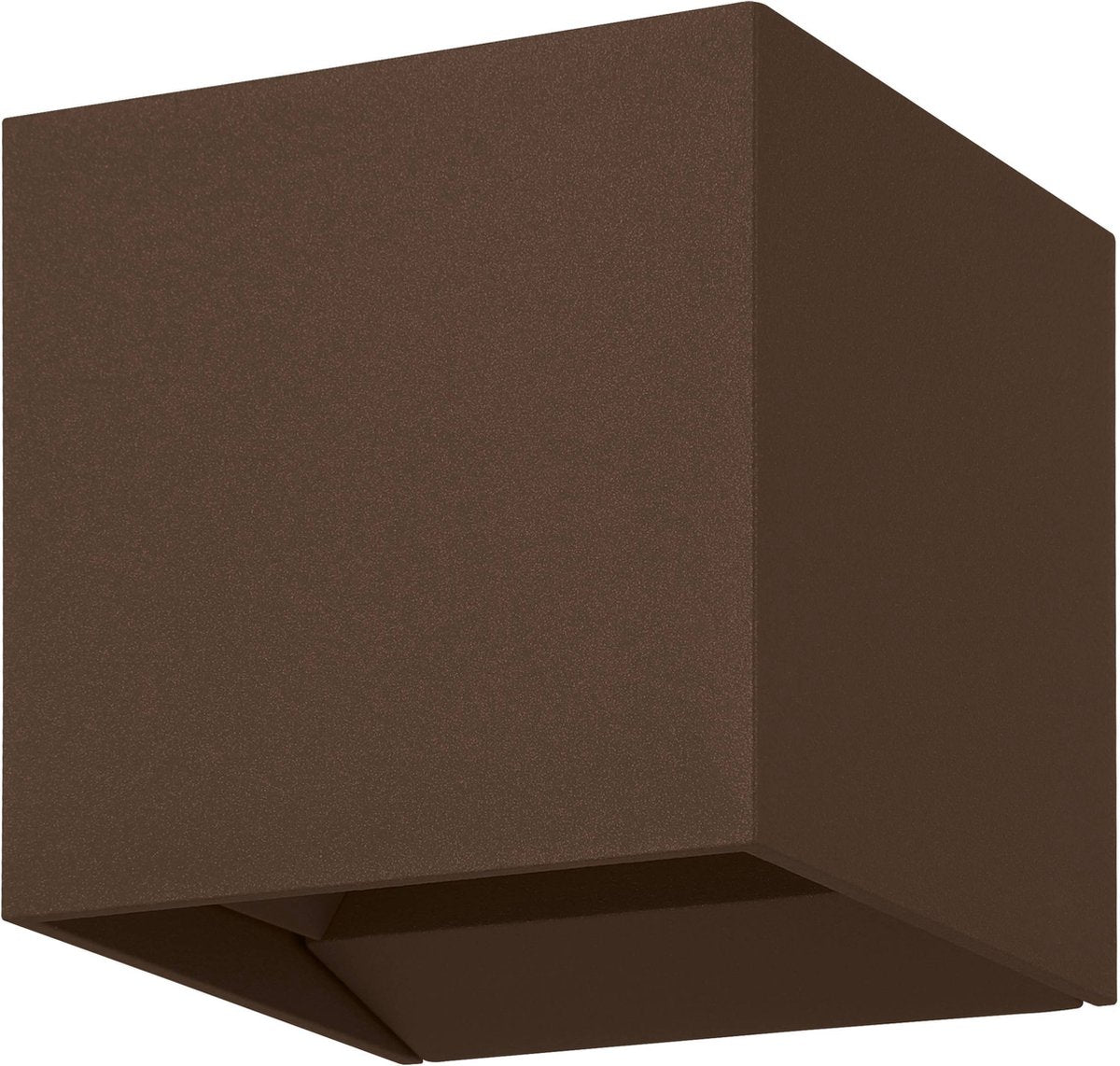 Lampada da parete Eglo calpino 3 - LED - 10 cm - marrone ruggine - per interni ed esterni