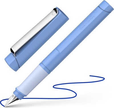 Schneider strumenti da scrittura penna stilografica schneider - base - pennino m - azzurro cielo - destrimano - s-160225