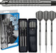 Harrows steeltip darts super grip - 90% tungsten - 25 grams - professional darts with maximum grip - competition training -